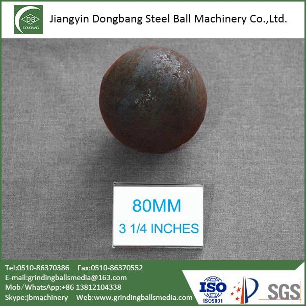 80mm Grinding Ball For Copper Ore Mine Mineral Processing